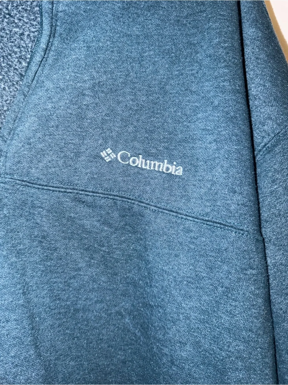 Columbia Men’s XXL Gray Quarter Zip Fleece Pullover Sweatshirt Outdoor
